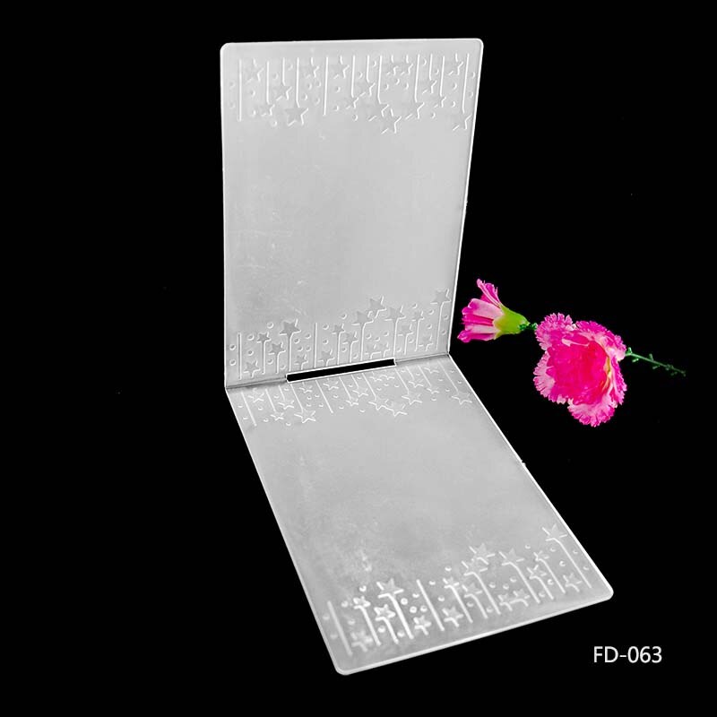 Flower Coconut Tree heart-shaped Scrapbook style DIY Paper Cutting Dies Scrapbooking Plastic Embossing Folder: FD-063