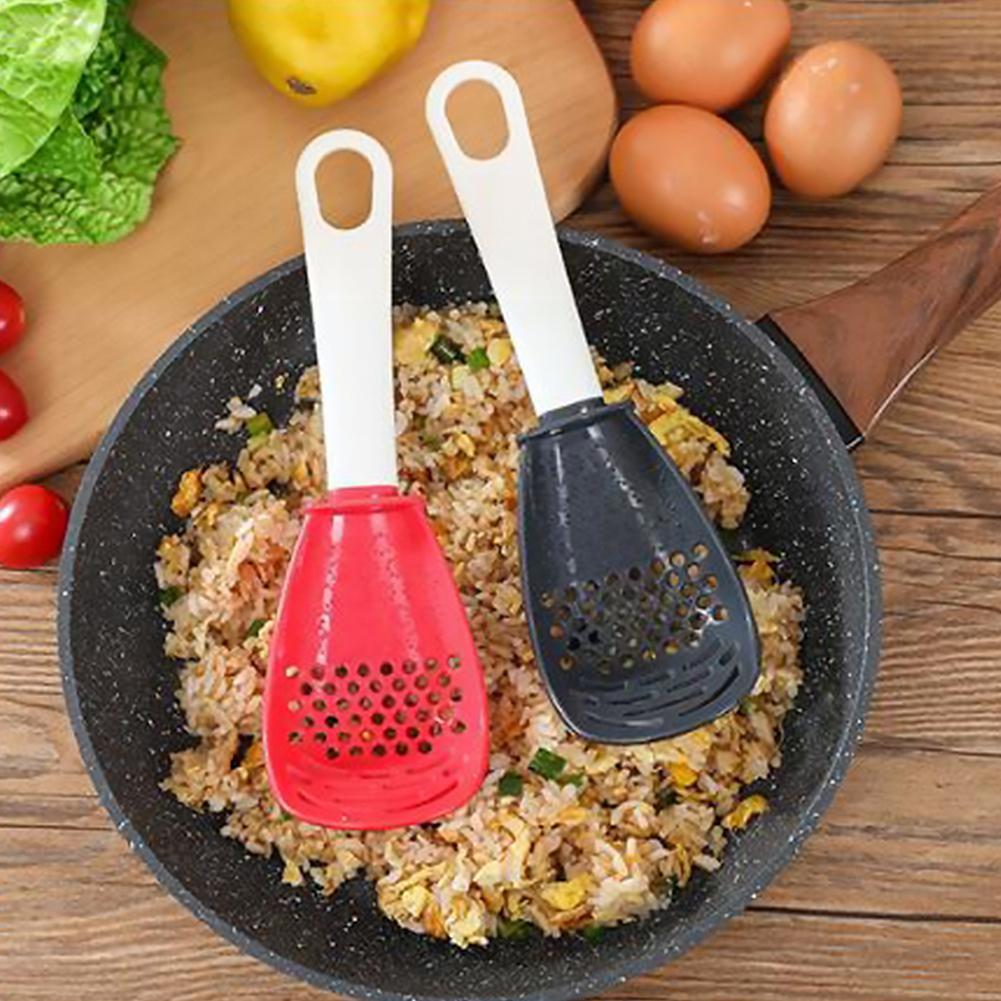 Japanese Cuisine Spoon Multifunctional Colander Baby Mashed Potato Mashed Ginger Food Supplement Grinder J6E6