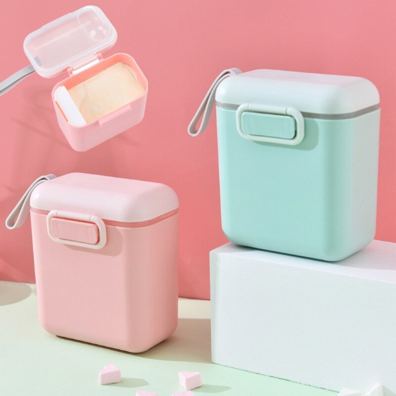 400Ml/800Ml Baby Melkpoeder Container Draagbare Baby Formule Dispenser Met Scoop Waggel Essentiële Granen Snacks Opslag doos