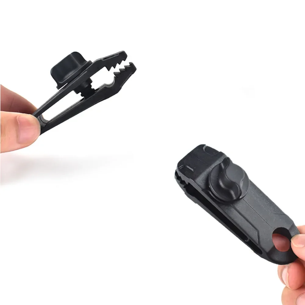 10PCS Tent Canopy Clip Outdoor Wind Rope Reusable Clamps Awning Tarpaulin Buckle Camping Mountaineering Shelters Accessories