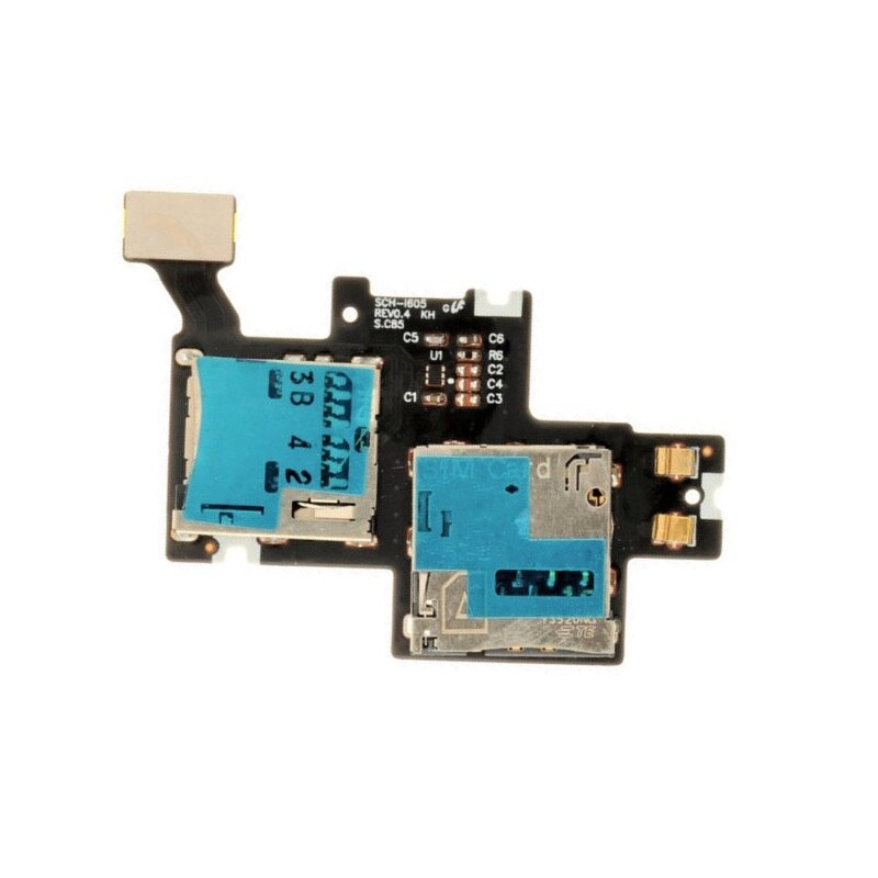 For Samsung Galaxy Note 2 GT-N7100 N7105 I317 T889 L900 I605 R950 Micro SD Card Tray Micro /SIM Card Tray