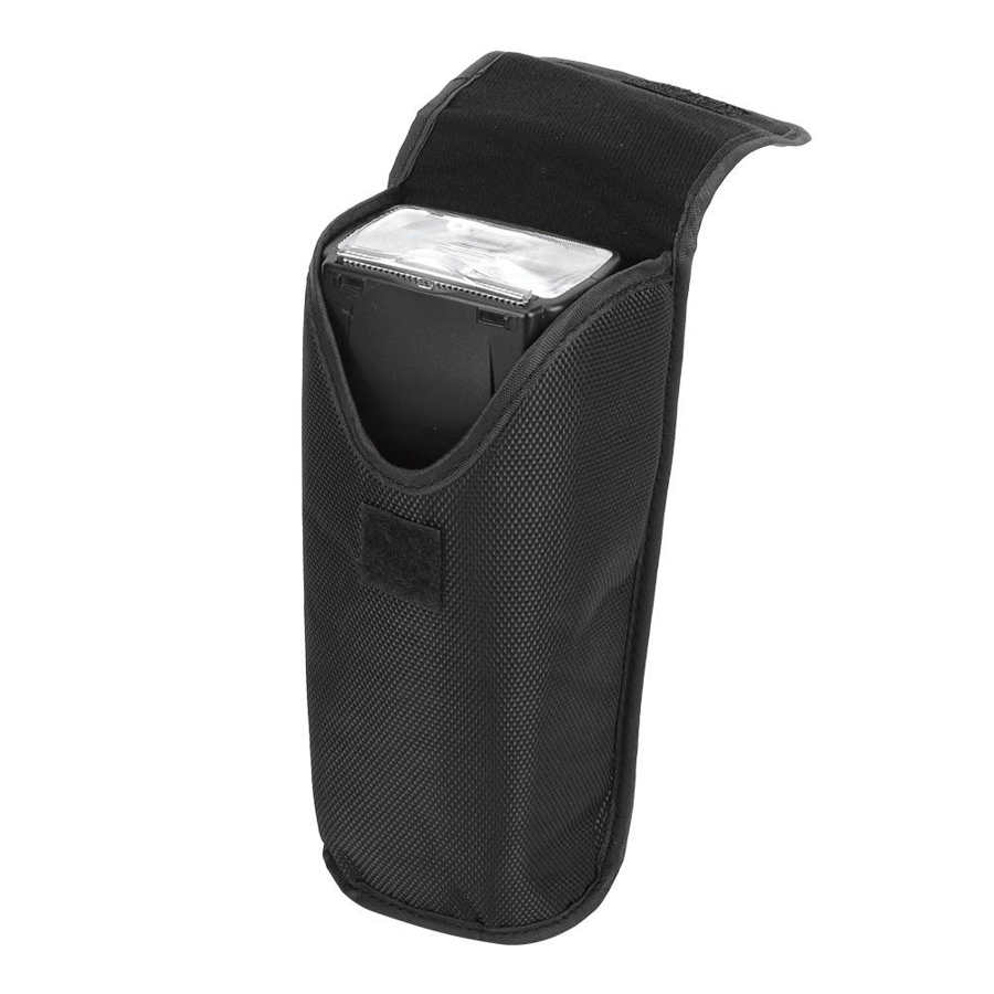 Quilted Fabric Black Flash Light Bag Photography Video Lamp Accessory Protection Pouch for SB600 YN460 430EX YN468