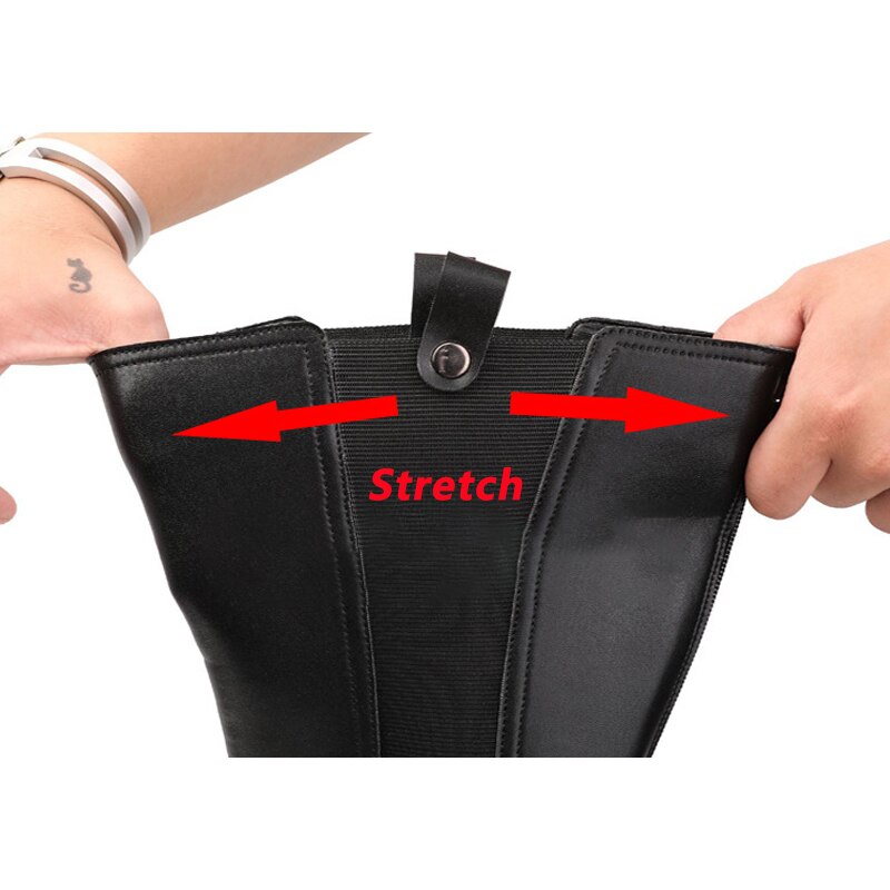 Grote maat 44 overknee laarzen dames overknee laarzen dames zwarte slanke warme schoenen hakken dames pu leren schoenen