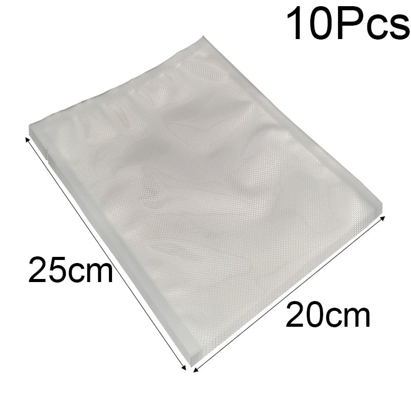 Lebensmittel Vakuum Versiegelung Rollen 12 15 20 25 28 30cm X 500cm Für Saving Vakuum Abdichtung Lagerung Taschen: 20x25cm 10Pcs