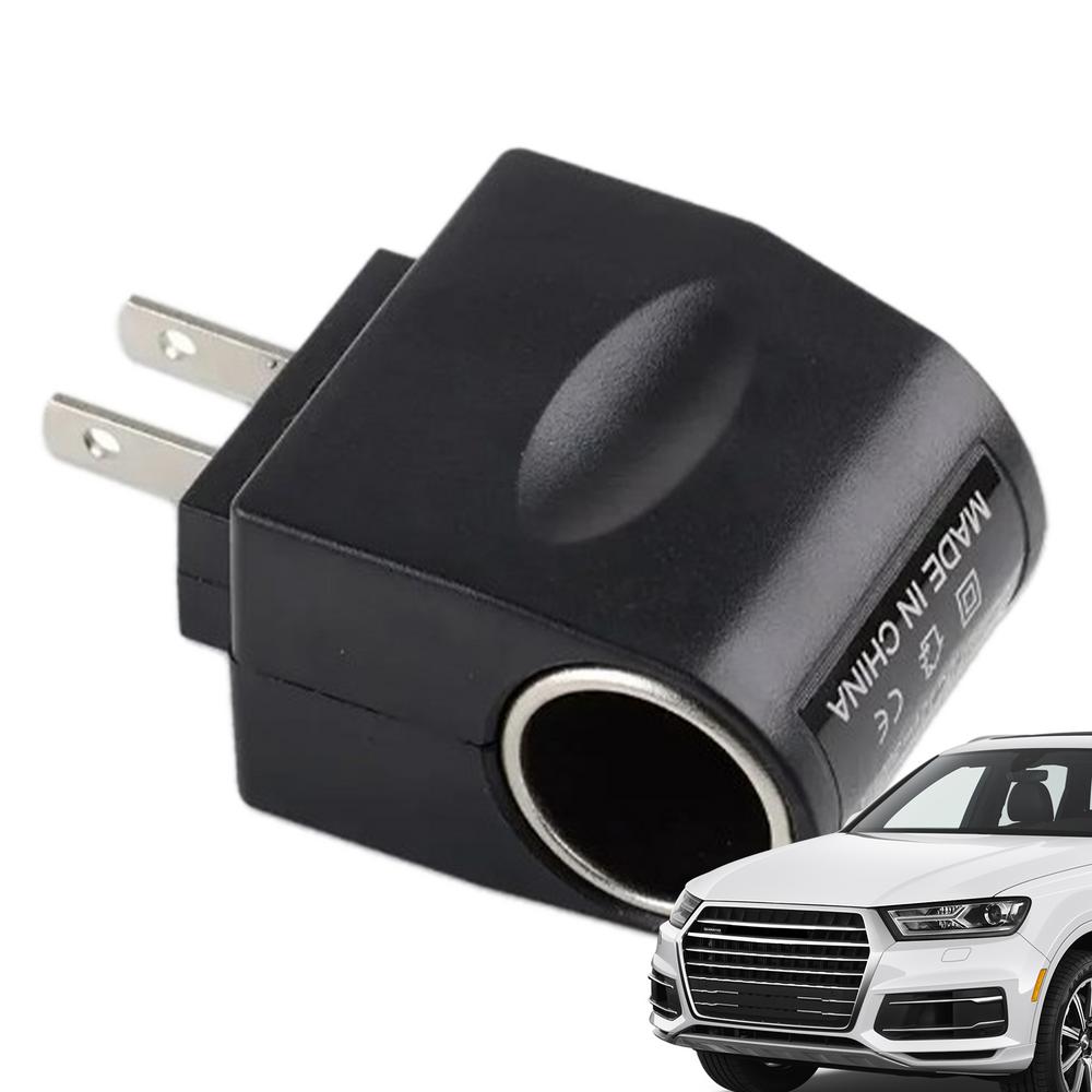 12 volt biladapter stabil lighteromformer med ledet-indikator 220v til 12v ac til dc biltilbehør biladapter til: Hvit