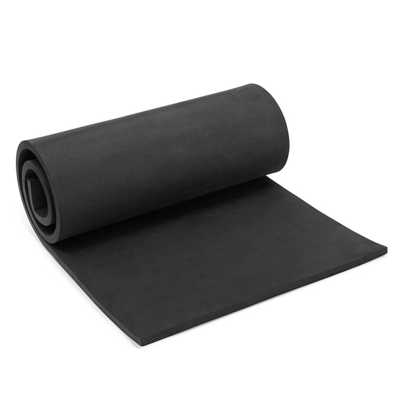 1pc EVA foam sheet thickness 1/2/3/5/10mm sound absorption and sound insulation DIY foaming process model making material: black / 23mm