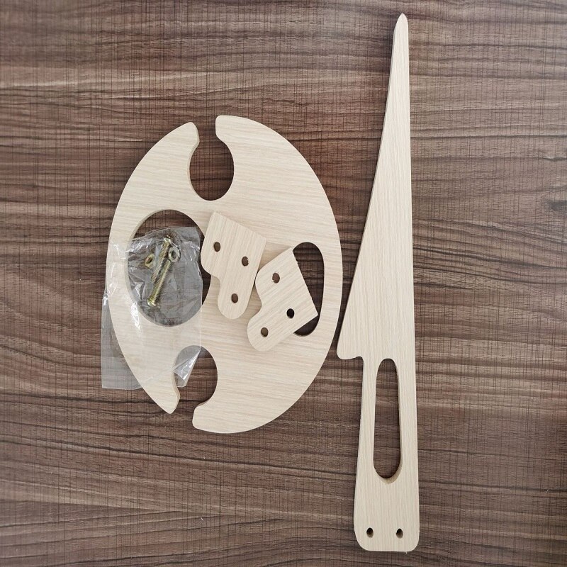 Outdoor Portable Wooden Mini Foldable Wine Table with Round Desktop Rack Picnic Casual Table Easy To Carry Party Travel Tool