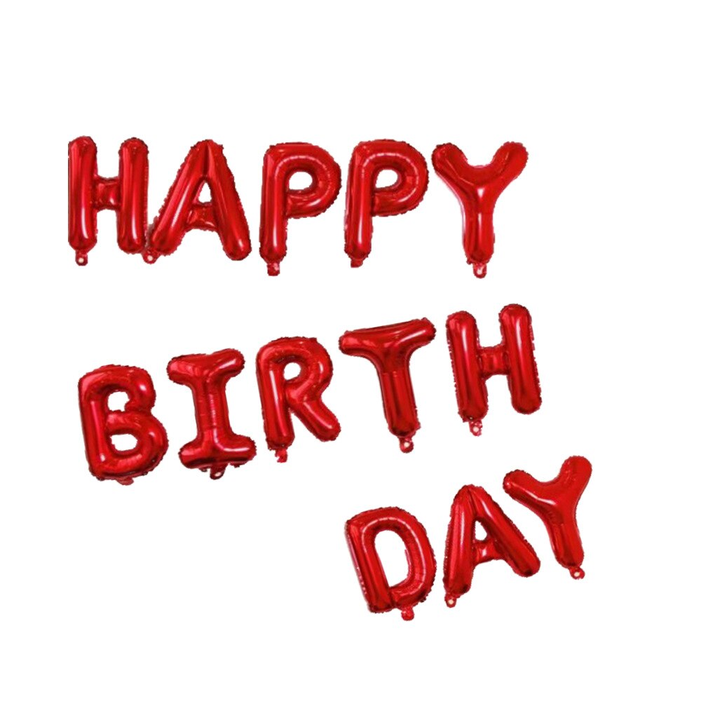 Gelukkige Verjaardag Brief Set Ballon Supplies Engels Aluminium Ballon Partij Decoratie Ballon Kerst Halloween: Licht Groen