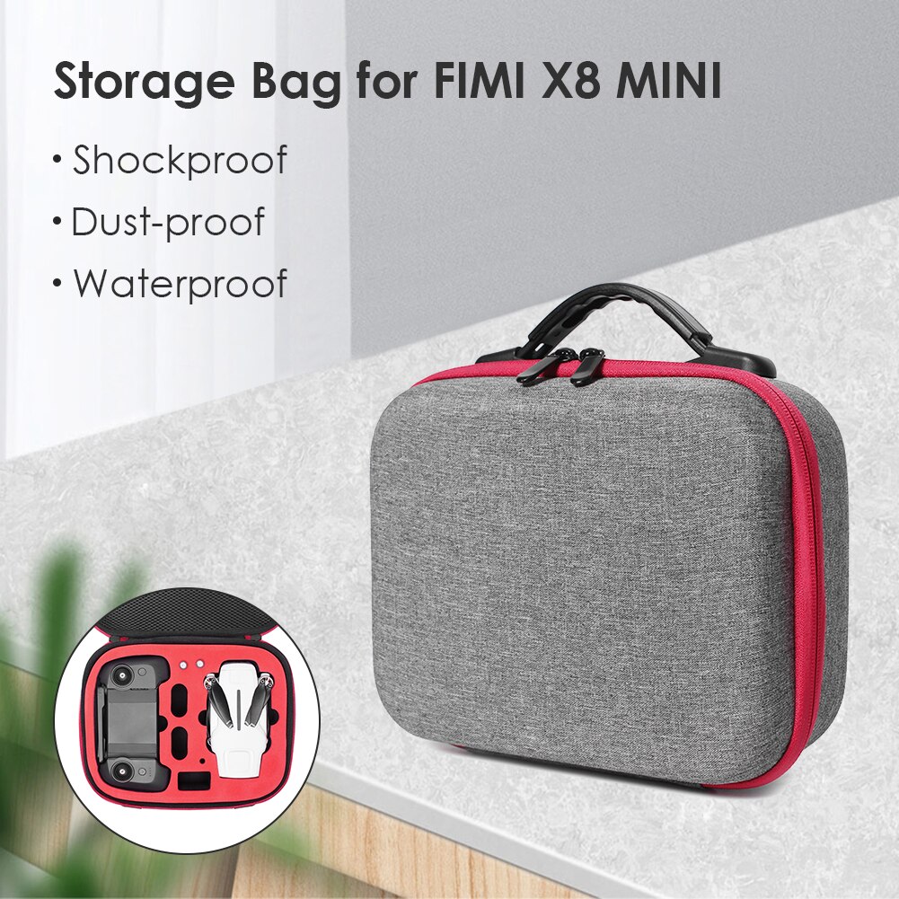Drone Camere Tas Voor Fimi X8 Mini Grijs Draagtas Box Opslag Handtassen Harde Handvat Schouder Cover Accessoires Shockproof