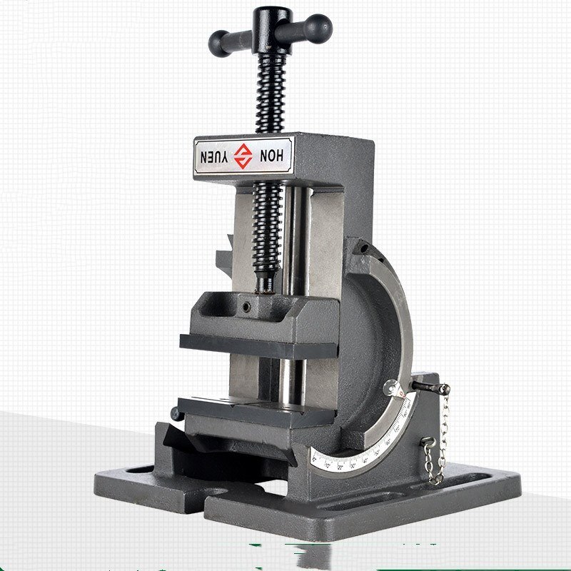 Tilting guide rod angle flat-nose pliers, drill press, bench drill, 90 degree inclination small vise 4 inches