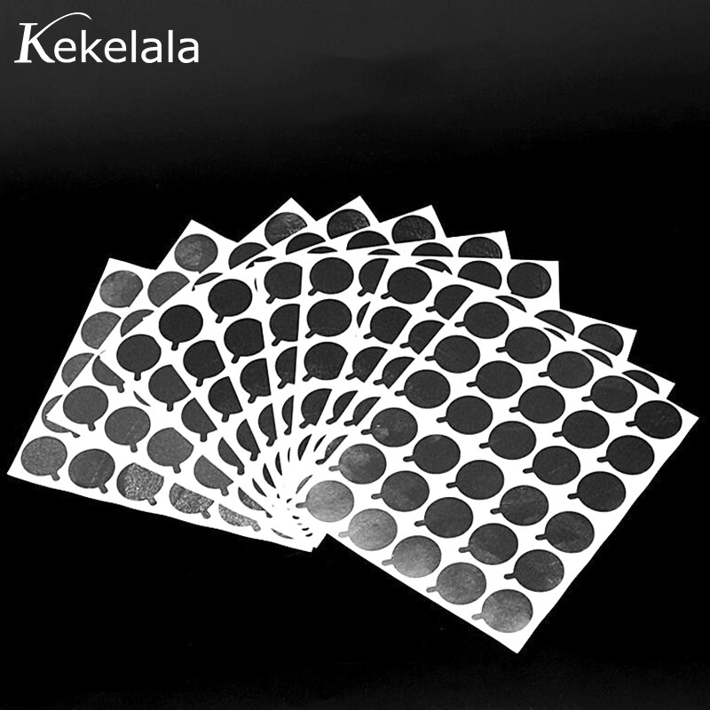 300Pcs Glue Pads Eyelash Extension Foil Sticker Glue Holder Pallet Paper Lashes Stickers Beauty MakeupTool