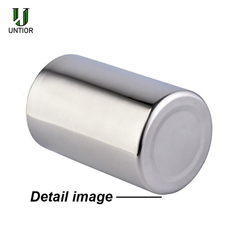 UNTIOR Stainless Steel Bar Ice Bucket Two Handles Champagne Bucket Wine Bucket Spit Wine Barrel Container Ktv Club Bar Supplies