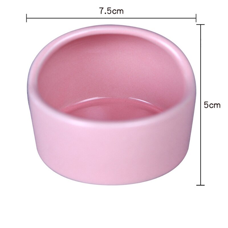 Bol à collation en céramique pour Hamster, coupe-vent , nourriture et eau, mangeoire pour petit animal de compagnie, accessoires pour Hamster,