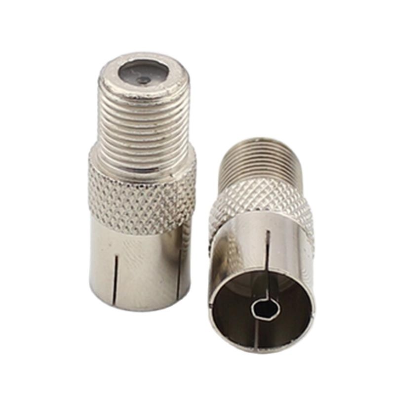 10 Stuks F Vrouw Naar Tv Vrouwelijke Keizerlijke Britse Adapter Connector Recht