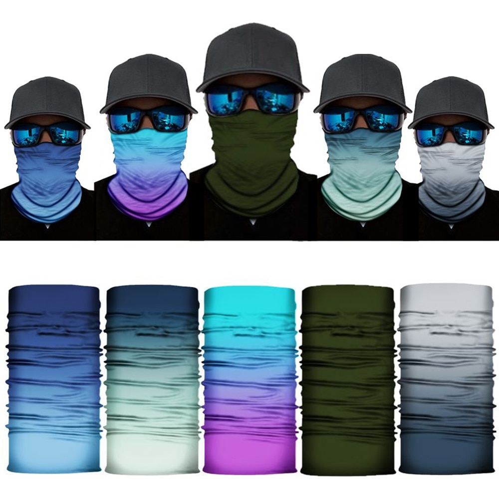 Windproof Outdoor Cycling Motorcycle Bandana Buffs Camouflage 3D Seamless Face Mask Scarf Sun UV Neck Warmer Shield Men Women