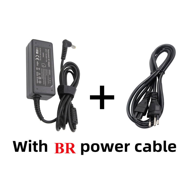 LZUMWS 19V 2.1A 40W 5.5*1.7MM AC Adapter Laptop Charger For Acer Aspire D255 D257 D270 722 725 756 Power Supply For Notebook: SKY BLUE