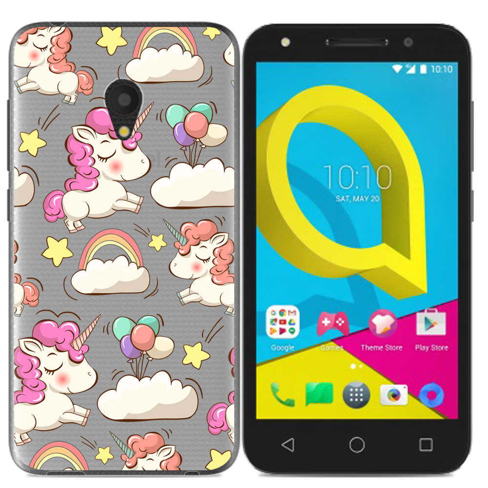 Phone Case For Alcatel U5 3G / Alcatel U5 Plus Cute Cartoon Painted TPU Soft Case Silicone Cover: 7