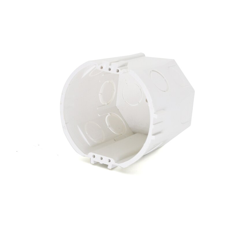 Eu Schakelaar Muurbevestiging Junction Box, Wit Plastic Materialen, Luxe Muur Box Europese Socket Voor Livolo, sesoo, Funry,Touch Schakelaar