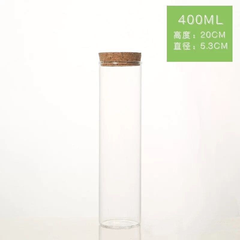 2 stücke Holz Deckel Glas Luftdichten Kanister Küche Lagerung Flaschen Gläser Lebensmittel Container Körner Tee Kaffee Bohnen Körner Candy Gläser: 53x200mm cork cap