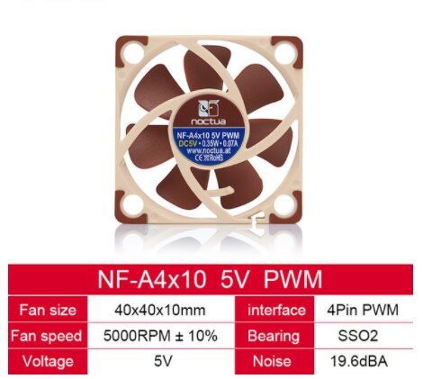 Noctua NF-A4x10 FLX 5V 12V SS0 Stable Roulement Châssis Ventilateur 3pin 4pin BURSAPHELENCHUS XYLOPHILUS (steiner et BÜHRER) nickle et Contrôle De Température Intelligent Muet VENTILATEUR REFROIDISSEUR DE PROCESSEUR: PWM5V