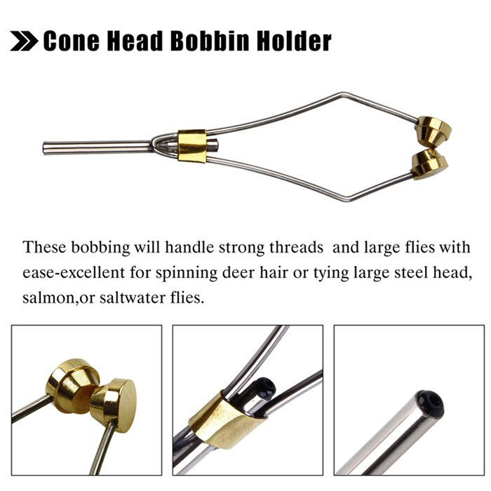 Roterende Vliegbinden Bankschroef Gereedschap Kit Zweep Finisher Spoel Houder Spoel Threader Bodkin Naald Fly Koppelverkoop Gereedschappen Voor Teasers En jigs: Bobbin Holder A