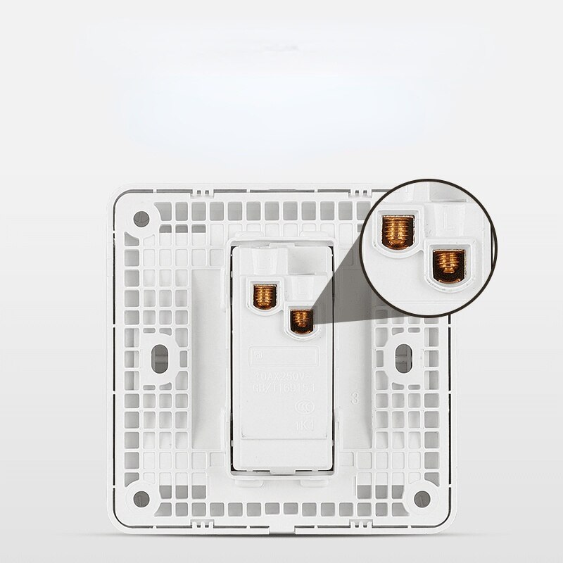 86 concealed access control switch panel button doorbell switch automatic reset small exit button community door opening