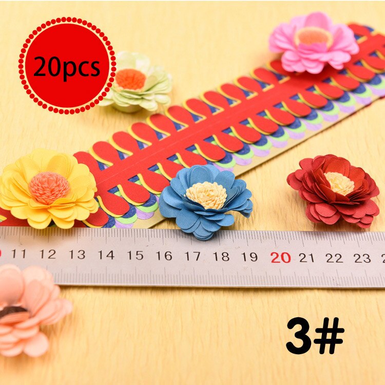 20 striber blomster quilling papirstrimler farverige origami diy papir hånd håndværk diy scrapbøger håndlavet dekoration: 03