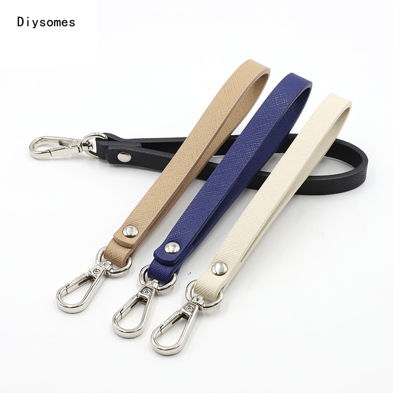 Diysomes 1PC PU leather Wristlet Bag Strap O bag Handles DIY purse Rep placement Handbag for Clutch Purse Wrist