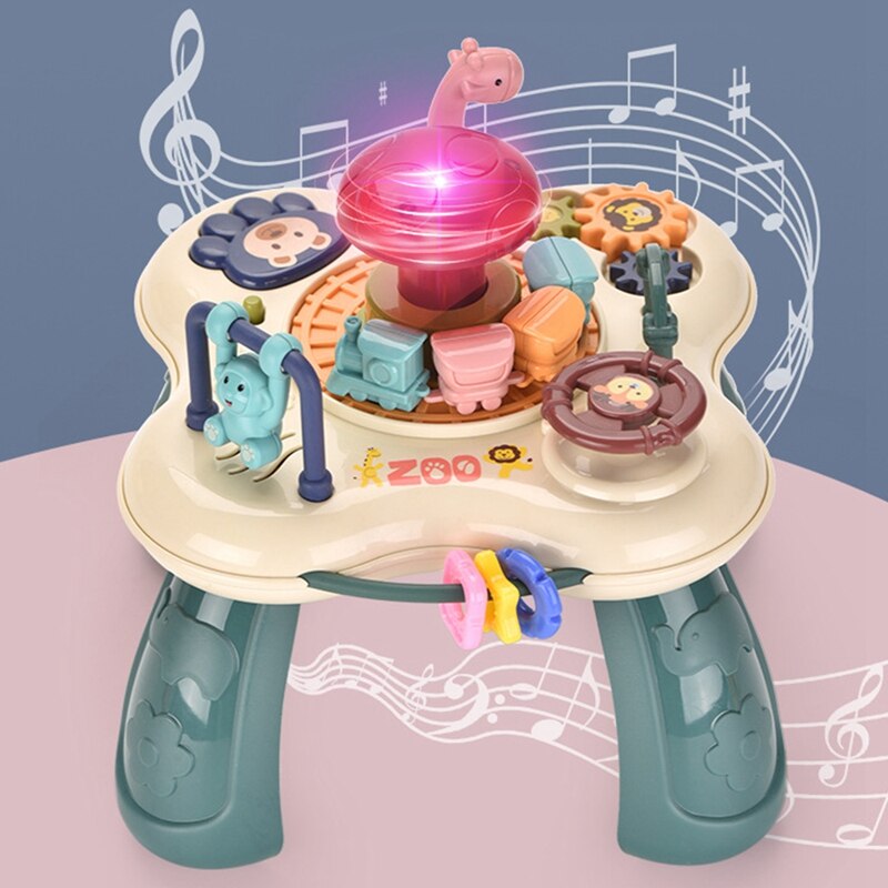 Baby Aktivitäzehn Tisch Baby Aktivitäzehn Zentrum Pädagogisches Tisch Baby Spiele Für Babys ändern Puzzle bilden Sensorischen Spielzeug