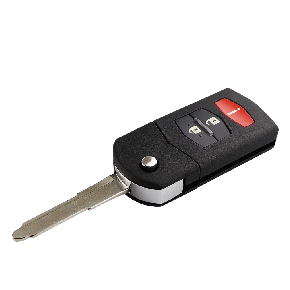 YIQIXIN Remote Key Case Fob Shell Flip Folding 2/3/4 Button For Mazda 2 3 5 6 M6 MX5 CX5 CX7 CX9 RX8 With Uncut Blade Head Cover