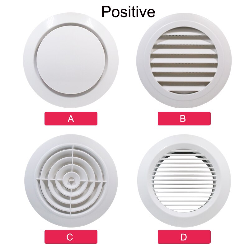 Kitchen Air Vent Bathroom Central Air Conditioning Cooling Ventilation Cover Exhaust Fan Ceiling Wall Mount Air Outlet Grille
