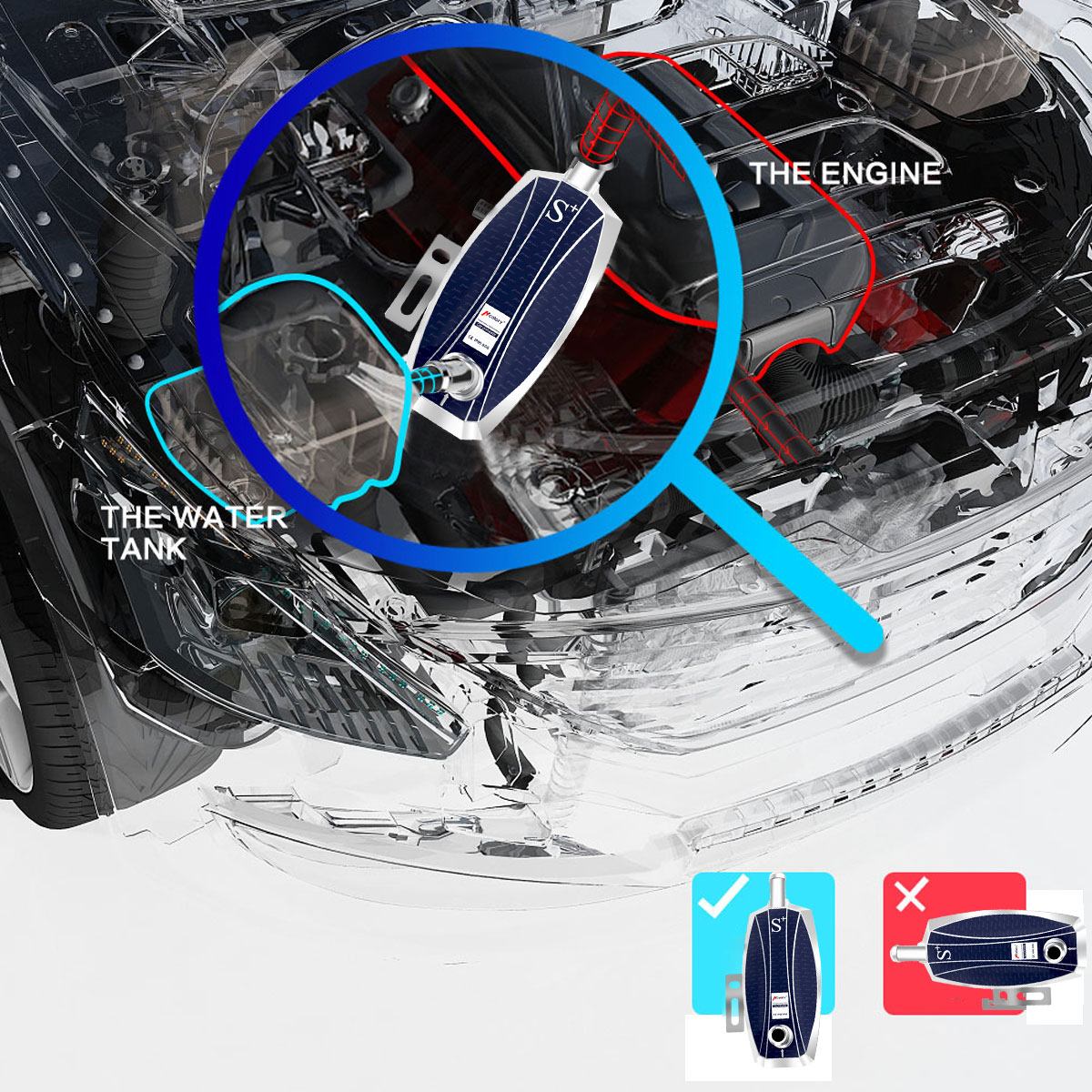 Auto Zusatzheizung Stibtmr 3000W Motorheizung Für Auto & Wohnwagen – 220V Kühlmittel-Vorwärmer Mit Überhitzungsschutz Elektro Standheizung Auto