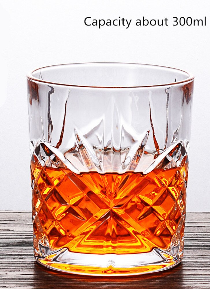 Europese Crystal Glas Wijn Glas Whisky Brandy Glas Eenvoudige Binnenlandse Wijn Accessoires