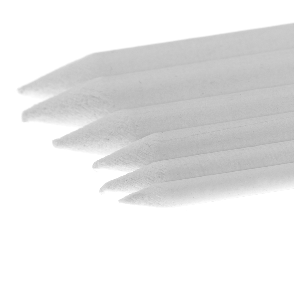 6 stks/set Wit DIY Art Tekening Pen Ambachtelijke Briefpapier Mengen Smudge Stump Stok Tortillon Sketch Art Tekening Pen Tool
