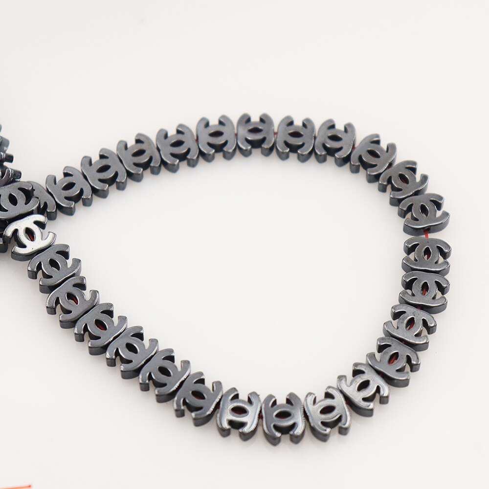 18 color Natural Stone Hematite Spacer Beads No Magnetic DIY Beads For Jewelry Making Supplies Bracelet jewelry Finding: Black