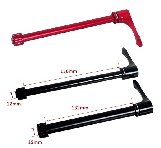 FOURIERS DH bike after barrel rod quick release lever bicycle rear hub downhill rear hub axle 15x100mm 12X142/148MM