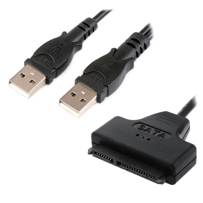 USB 2.0 Interface Powerful Adapter Cable Accessories Sata Connector USB 3.0 SATA 15 + 7 Pin Connector Gadgets USB Hard Disk 2.5