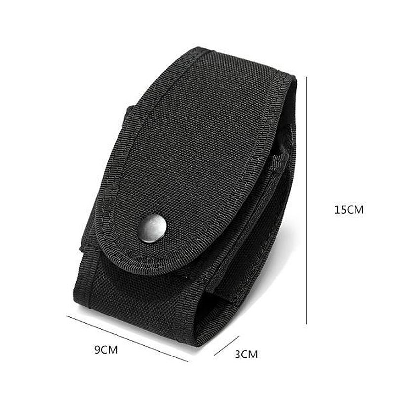 Funda táctica para esposas, soporte para esposas, cinturón, funda con grillete para cinturón de servicio, aplicación de la ley: Color blanco