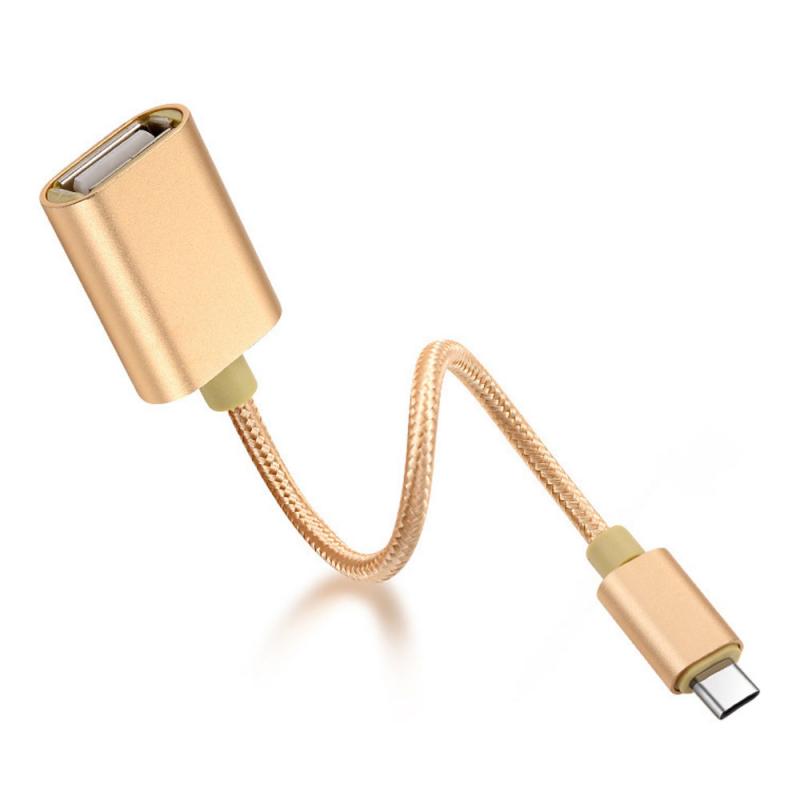 Type-C OTG Adapter Cable for ansumg LG Sony HTC Xiaomi Andriod Phone MacBook Type C Male To USB Female OTG Data Cord Adapter