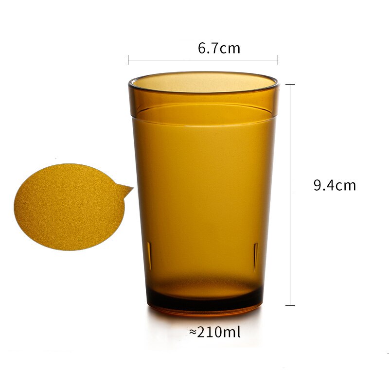 6pcs Acrylic Drinking Glasses Set Plastic Tumblers Plastic Cups Dishwasher Safe Cups Glassware Unbreakable Plastic Drinking Set: Maroon Matte 6.8oz