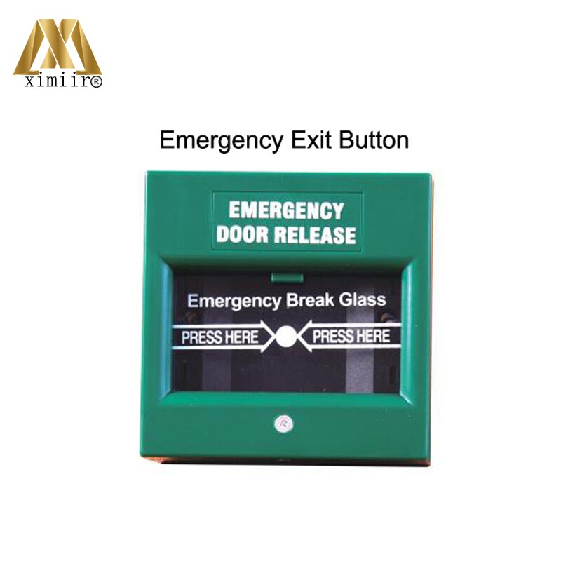 Emergency switch exit button door release glass break alarm button for access control system E20C