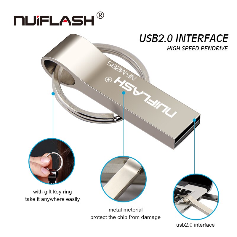 Metalowa pamięć USB Flash 64 gb thumbdrive 16GB 8GB Pendrive 32gb Flash Pendrive 128gb Pen Drive 64 gb usb brelok USB