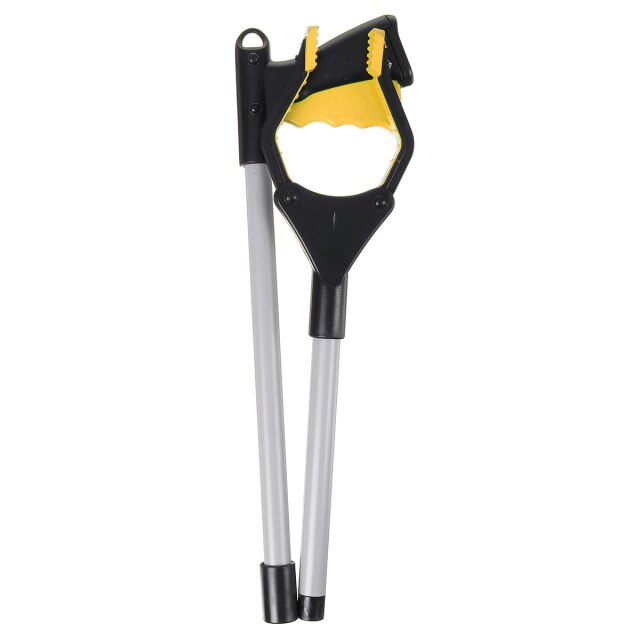 6 Kleur Aluminium Vouwen De Fetch Apparaat Pickup Sanitaire Vuilnis Tang Tuin Voor Tuin Gereedschap Tool: Yellow