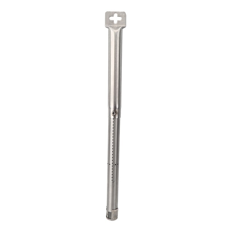 Replacement Straight Tube Burner for Weber, Universal Tube Grill Burner Adjustable Length Extends From 12 to 17.5 Inch