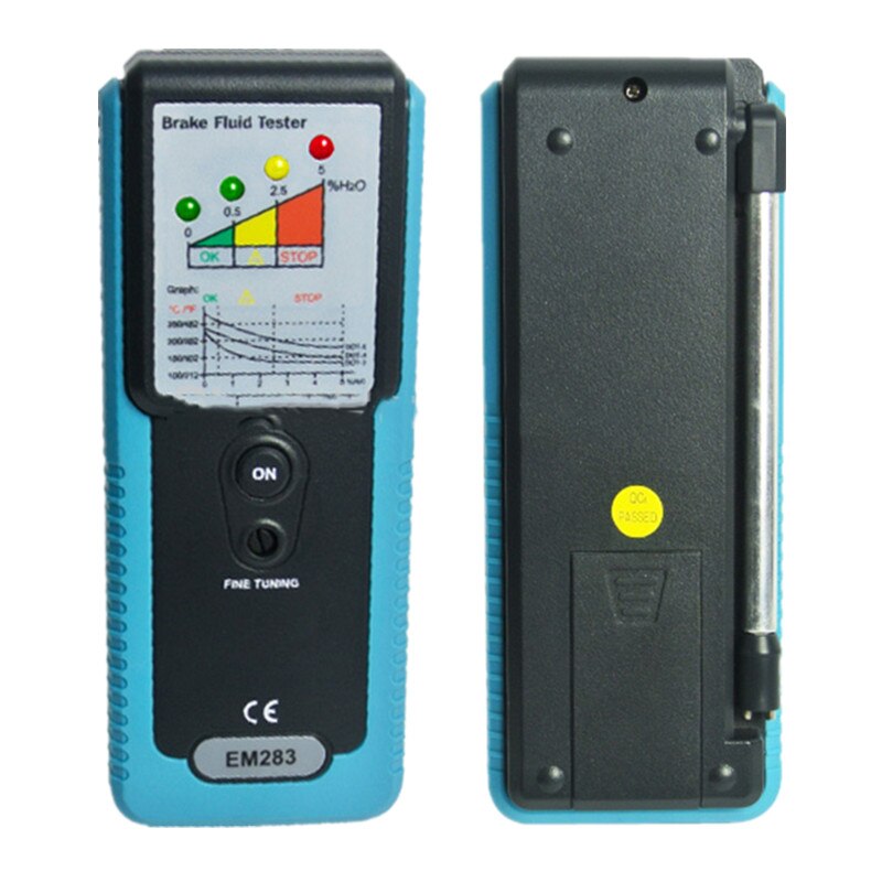 ALL SUN Car Brake Fluid Tester With 4 LED Lights Indicator Automotive Oil Inspect Meter Diagnostic Tools