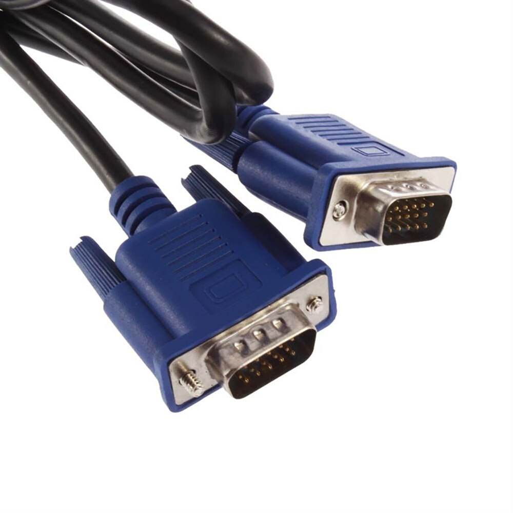 VEIDADZ High-Definition VGA Computer Video Projector Cable 15 Pin Male To Male With Magnetic Ring 1.5 m / 3 m / 5 m