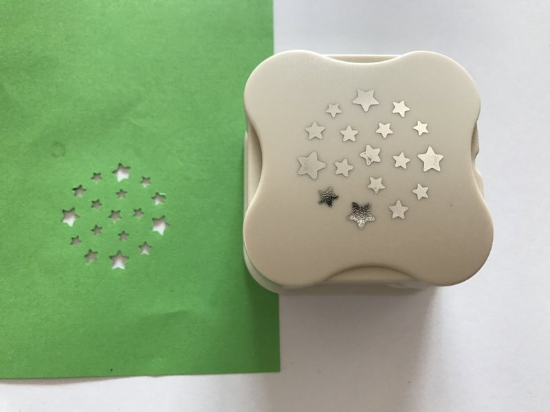 Gratis skepp 1.5 tums stjärnform var som helst punch papper stämplar scrapbooking stansare hantverk punch hålslag för gör-det-själv