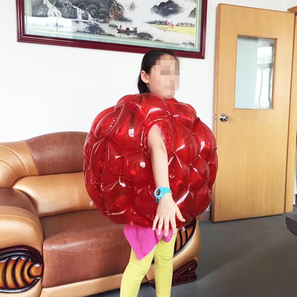 Buitenactiviteit opblaasbare bubbelbufferballen botsingslichaam zorbbal vriendelijk voor kinderen grappige body punching ball 60 cm
