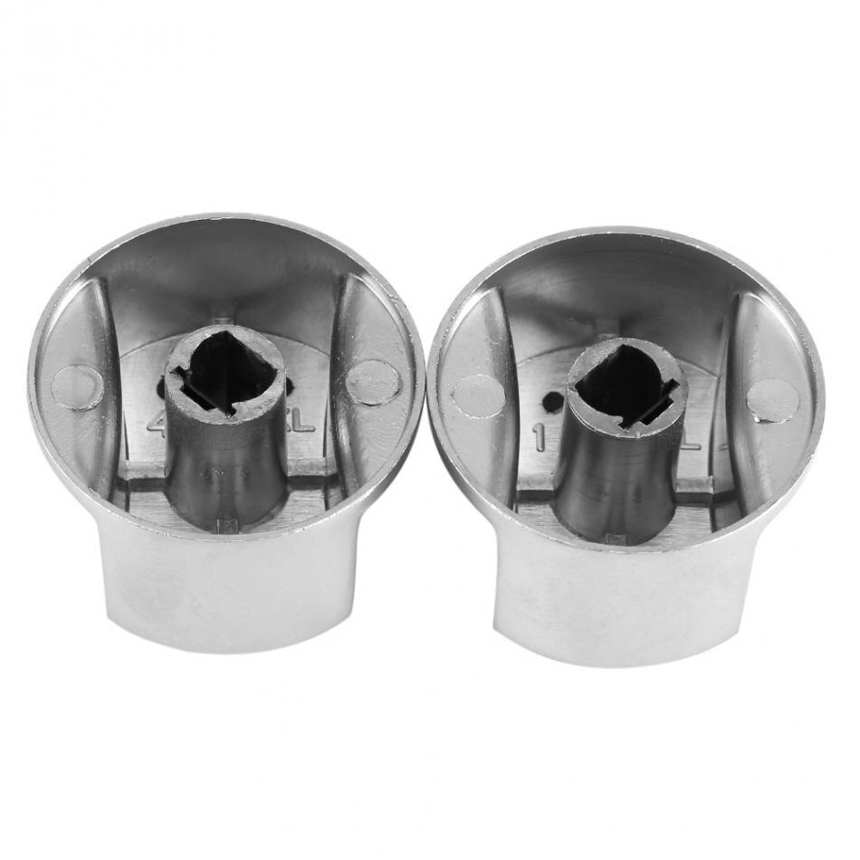 2pcs Universal Gas Stove Cooker Part Panelas Wok Control Knobs Replacement Metal Switch For Gas Stove Kitchen Cooking Accessory