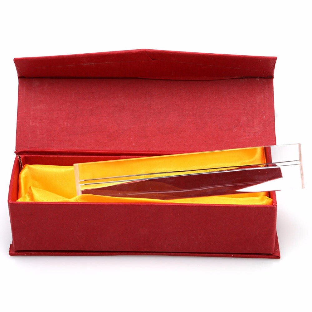 Optical 6" 15cm Glass Triple Triangular Prism Physics Teaching Light Spectrum